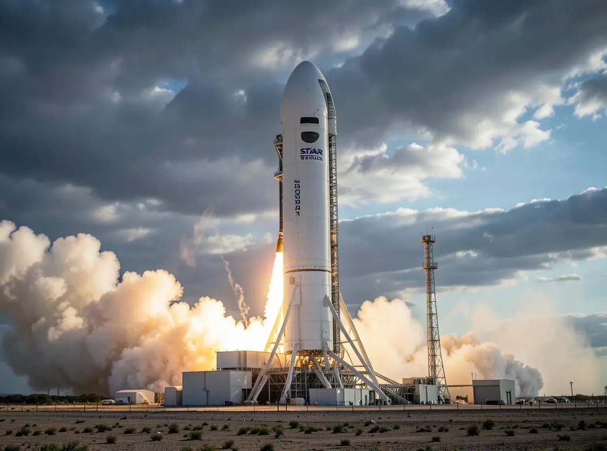 SpaceX Starship V3 beim Start am 22. Mai 2026 in Boca Chica, Texas