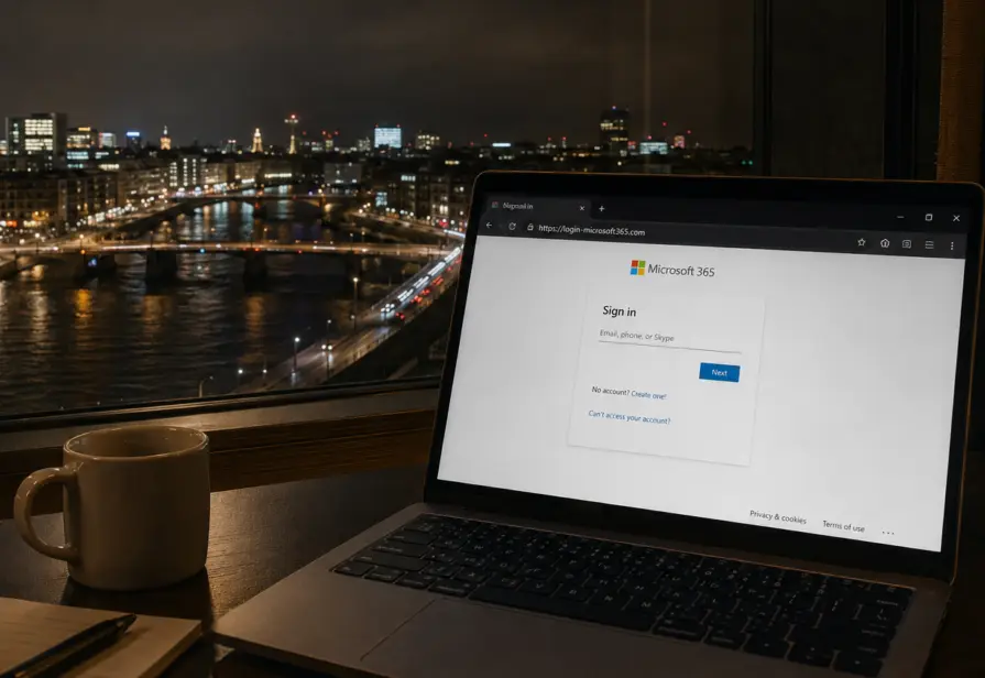Warum ein Hotel-WLAN gerade zum Einfallstor für Microsoft-365-Konten wird