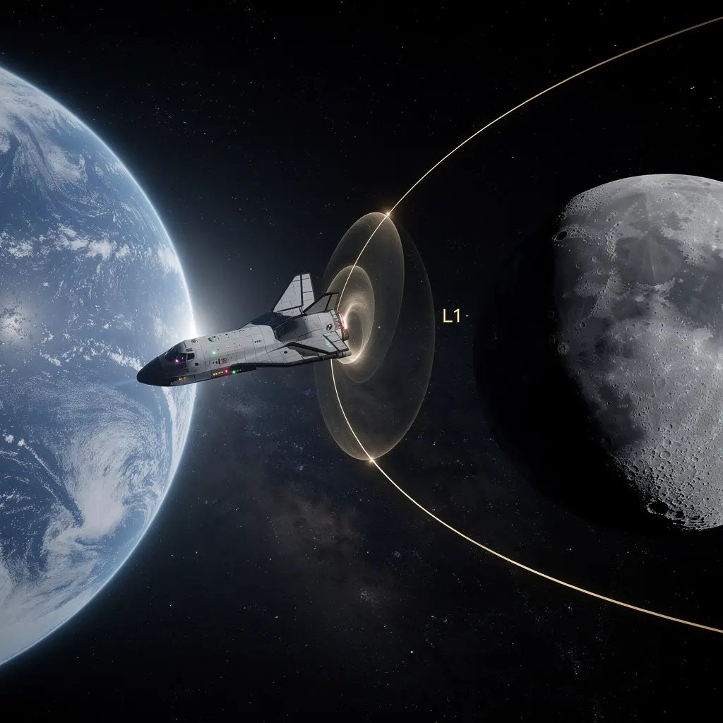 Neue treibstoffsparende Route zum Mond entdeckt – Forscher nutzen versteckten Schwerkraftpunkt